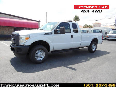 2015 Ford F-250 Super Duty for sale at Town Cars Auto Sales in West Palm Beach FL