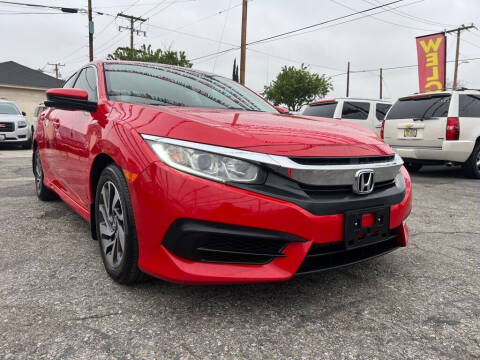 2018 Honda Civic for sale at Tristar Motors in Bell CA