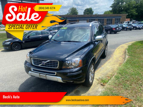 2013 Volvo XC90 for sale at Beck's Auto in Chesterfield VA