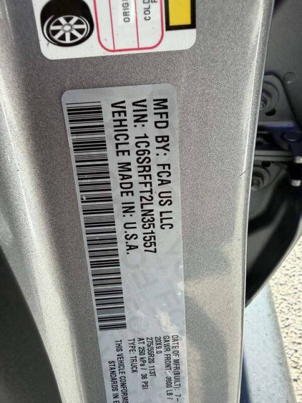 2020 RAM 1500