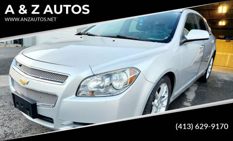 2011 Chevrolet Malibu for sale at A & Z AUTOS in Westfield MA