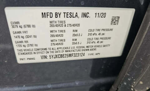2021 Tesla Model X Long Range Plus