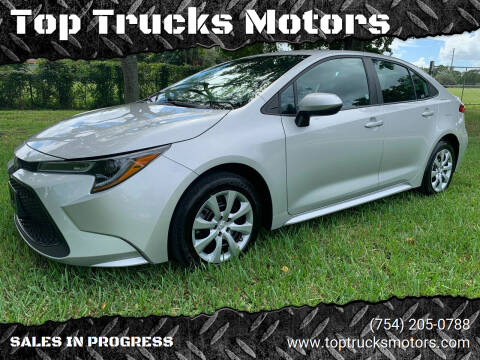 2020 Toyota Corolla for sale at Top Trucks Motors in Pompano Beach FL