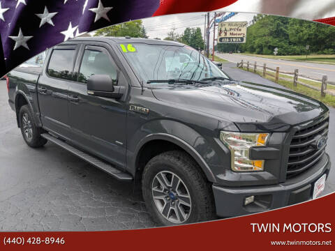 2016 Ford F-150 for sale at TWIN MOTORS in Madison OH