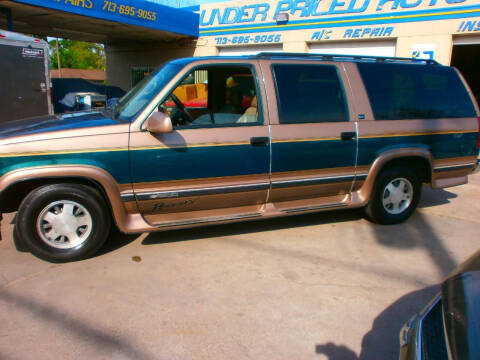 1997 Chevrolet Suburban for sale at Under Priced Auto Sales in Houston TX