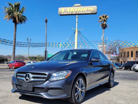 2015 Mercedes-Benz C-Class for sale at A MOTORS SALES AND FINANCE - 5630 San Pedro Ave in San Antonio TX