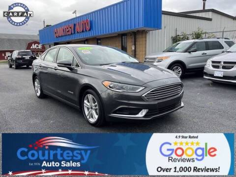 2018 Ford Fusion Hybrid for sale at Courtesy Auto Sales in Chesapeake VA