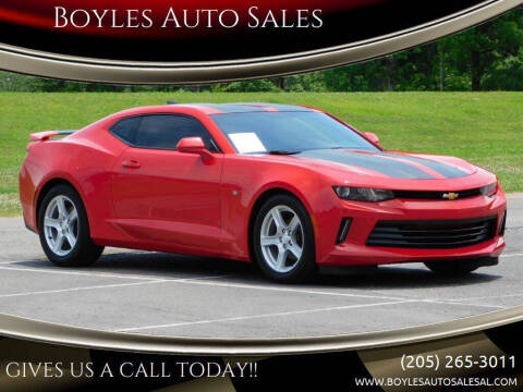 2016 Chevrolet Camaro for sale at Boyles Auto Sales in Jasper AL