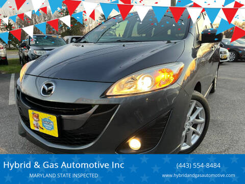 2012 Mazda MAZDA5 for sale at Hybrid & Gas Automotive Inc in Aberdeen MD