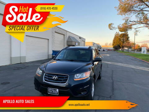 2010 Hyundai Santa Fe for sale at APOLLO AUTO SALES in Sacramento CA