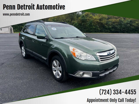 2011 Subaru Outback for sale at Penn Detroit Automotive in New Kensington PA