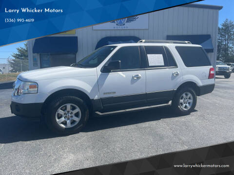 2007 Ford Expedition for sale at Larry Whicker Motors in Kernersville NC