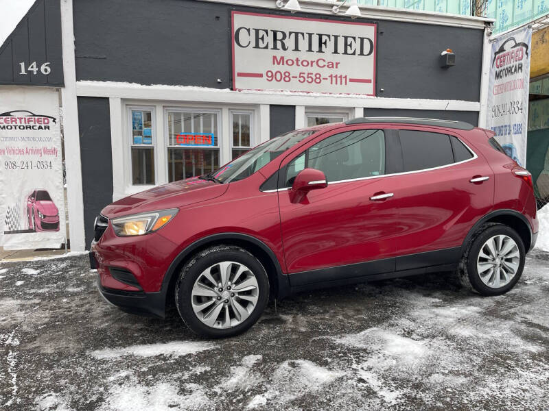 2018 Buick Encore for sale at CERTIFIED MOTORCAR LLC in Roselle Park NJ