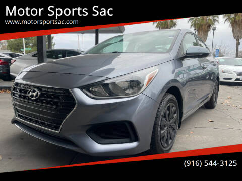 2019 Hyundai Accent for sale at Motor Sports Sac in Sacramento CA