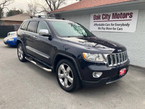 2011 Jeep Grand Cherokee for sale at Oak City Motors in Garner NC