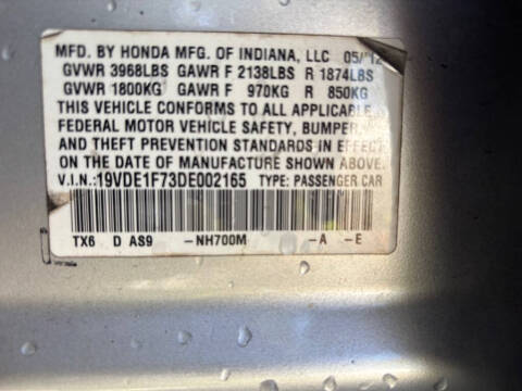 2013 Acura ILX 2.0L w/Tech