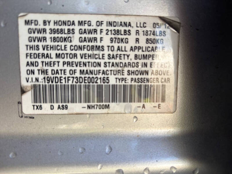 2013 Acura ILX 2.0L w/Tech