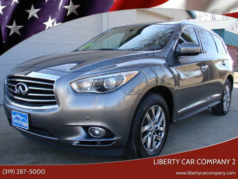 2015 Infiniti QX60 for sale at LIBERTY CAR COMPANY - II in Waterloo IA