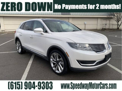 2017 Lincoln MKX for sale at Speedway Motors in Murfreesboro TN