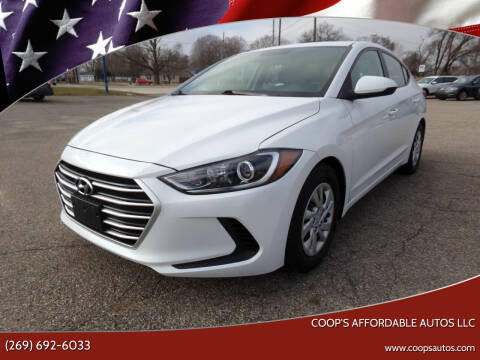 2017 Hyundai Elantra for sale at COOP'S AFFORDABLE AUTOS LLC in Otsego MI