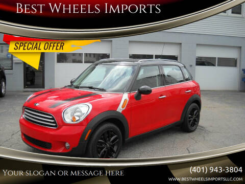 2012 MINI Cooper Countryman for sale at Best Wheels Imports in Johnston RI
