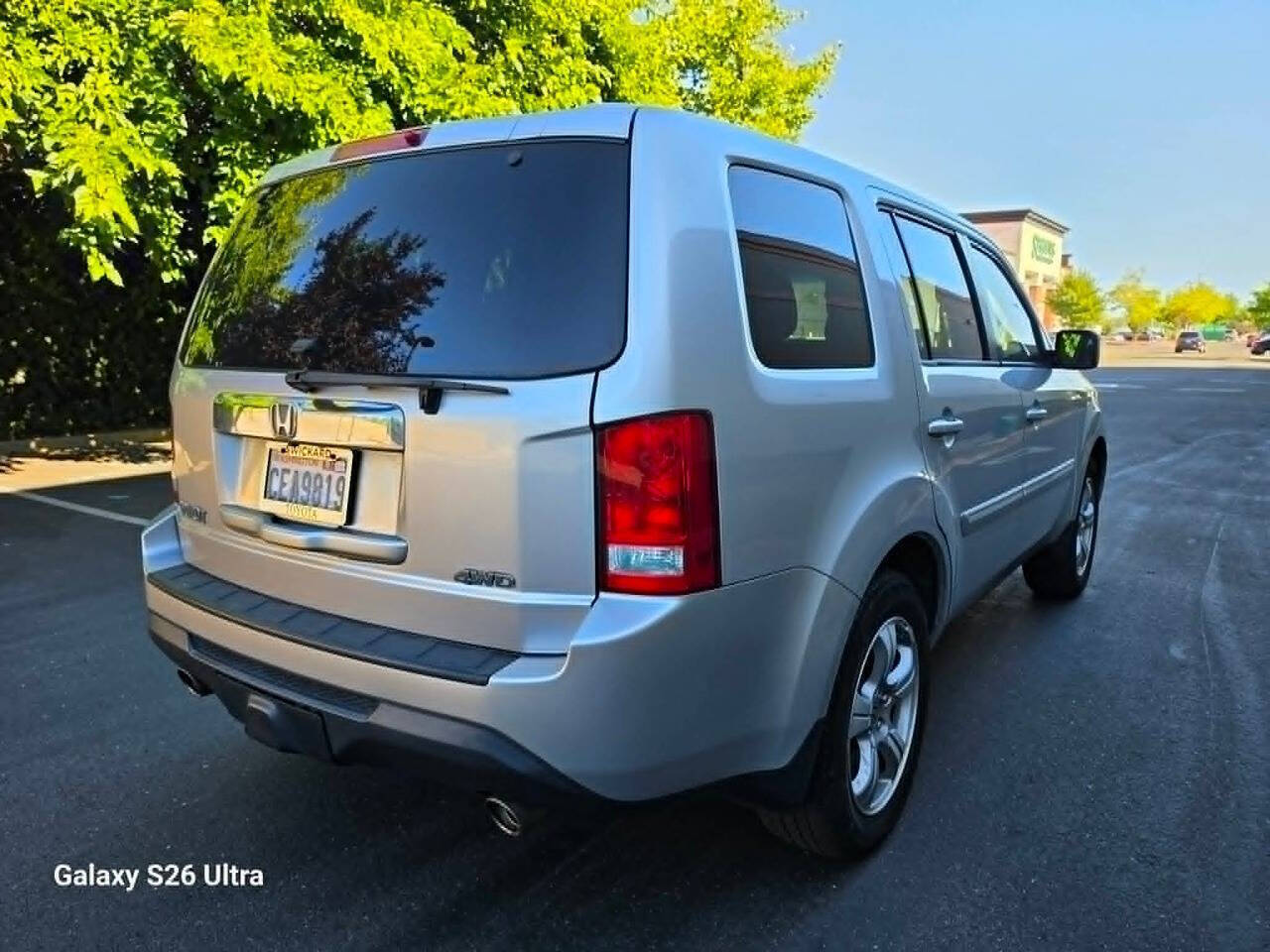 Silver 2012 Honda Pilot EX-L 4x4 EX-L 4dr SUV 2