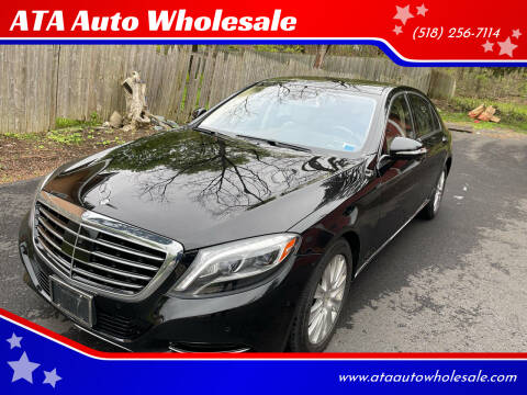 2015 Mercedes-Benz S-Class for sale at ATA Auto Wholesale in Ravena NY