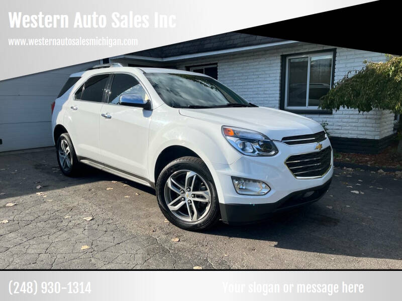 2017 Chevrolet Equinox for sale at Western Auto Sales Inc in Farmington Hills MI