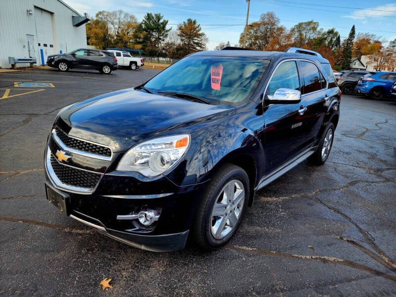 Used 2015 Chevrolet Equinox LTZ with VIN 2GNFLHEK3F6182097 for sale in Adams, WI