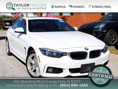 2018 BMW 4 Series for sale at Taylor Trading in Orange Park FL