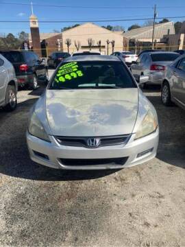 2006 Honda Accord for sale at J D USED AUTO SALES INC in Doraville GA