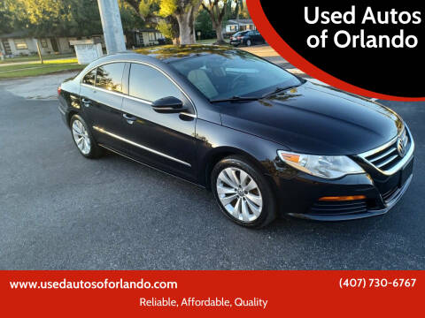 2012 Volkswagen CC for sale at Used Autos of Orlando in Orlando FL