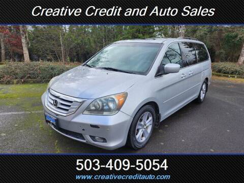 2010 Honda Odyssey for sale at Creative Credit & Auto Sales in Salem OR