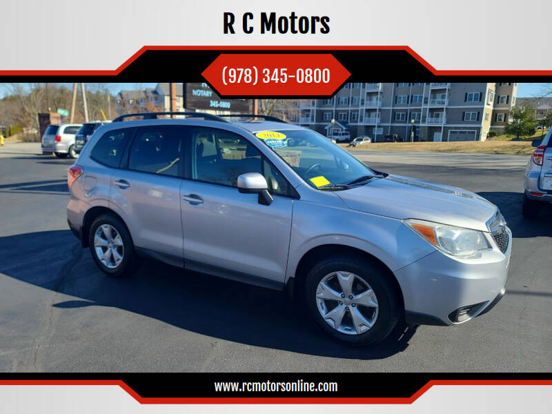 2014 Subaru Forester for sale at R C Motors in Lunenburg MA