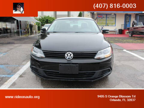 2011 Volkswagen Jetta for sale at Ride On Auto in Orlando FL