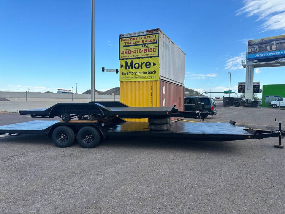 2025 Polestar 16' Steel Bed Car/Toy Hauler Drive Over Fender for sale at Factory Direct Trailer Sales in Phoenix, AZ