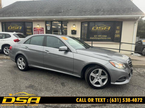 2015 Mercedes-Benz E-Class for sale at DSA Motor Sports Corp in Commack NY