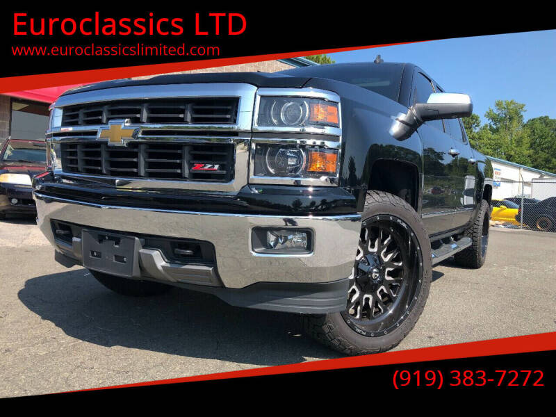 2014 Chevrolet Silverado 1500 for sale at Euroclassics LTD in Durham NC