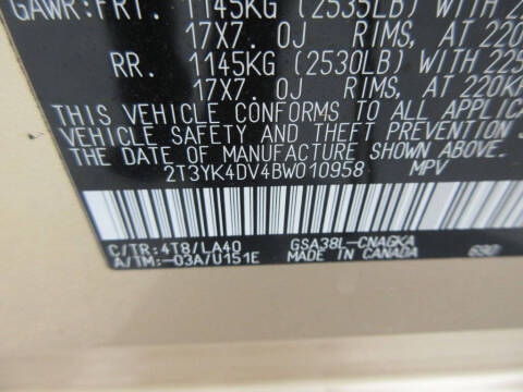 2011 Toyota RAV4 Limited