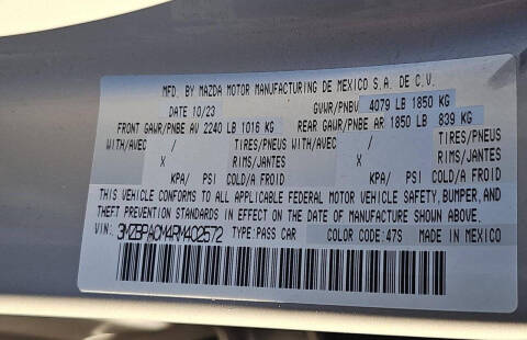 2024 Mazda Mazda3 Sedan 2.5 S Preferred