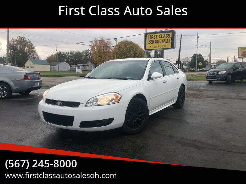 2012 Chevrolet Impala for sale at First Class Auto Sales in Fostoria OH