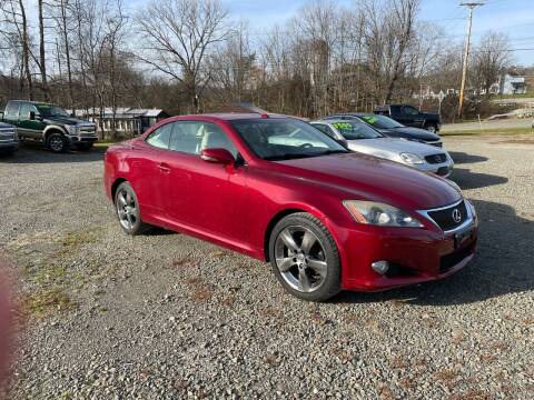 2010 Lexus IS 250C for sale at Brush & Palette Auto in Candor NY