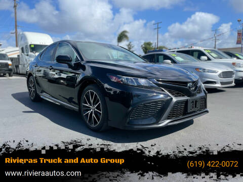 2021 Toyota Camry for sale at Rivieras Truck and Auto Group in Chula Vista CA