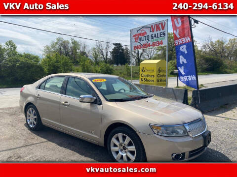 2007 Lincoln MKZ for sale at VKV Auto Sales in Laurel MD