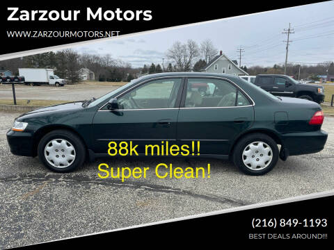1999 Honda Accord for sale at Zarzour Motors in Chesterland OH