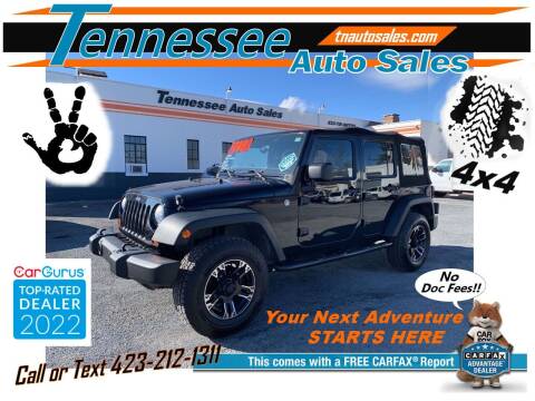 2012 Jeep Wrangler Unlimited for sale at Tennessee Auto Sales in Elizabethton TN