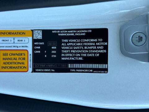 2022 Aston Martin DB11 V8