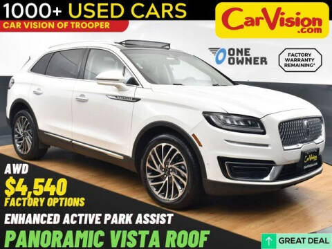 2020 Lincoln Nautilus for sale at Car Vision of Trooper in Norristown PA
