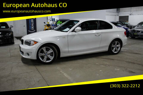 2012 BMW 1 Series for sale at European Autohaus CO in Denver CO