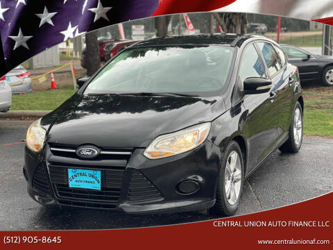 2013 Ford Focus for sale at Central Union Auto Finance LLC in Austin TX